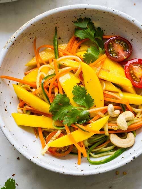 Spicy Salmon Mango Salad